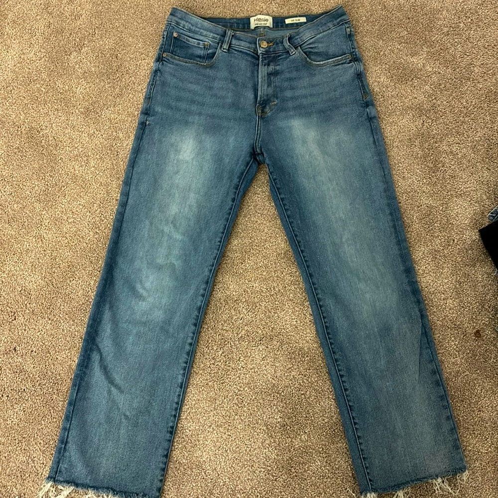 Straight leg jeans